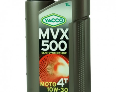 HUILE MOTO YACCO - 10W30 4T MVX500 - 1 LITRE