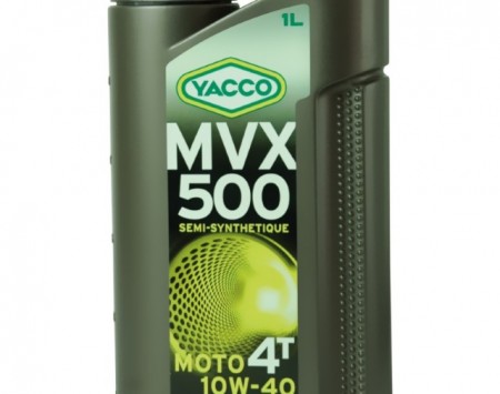 HUILE MOTO YACCO - 10W40 4T MVX500 - 1 LITRE - YAC3324-1L